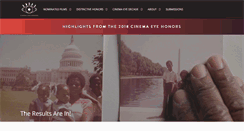 Desktop Screenshot of cinemaeyehonors.com