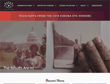 Tablet Screenshot of cinemaeyehonors.com